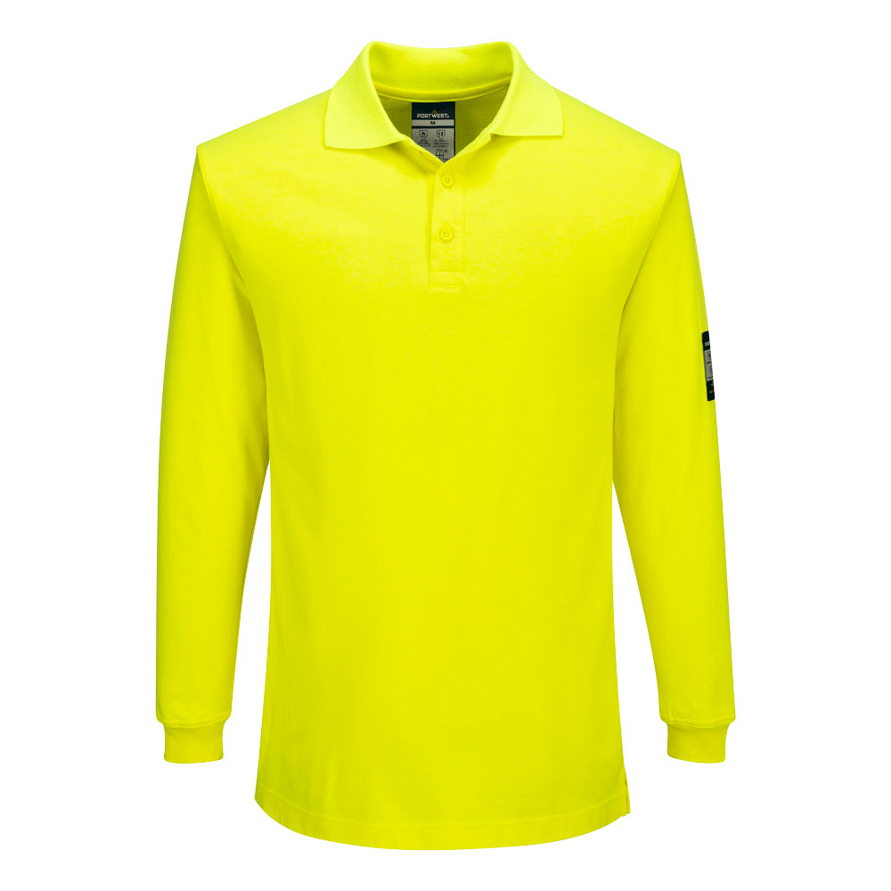 Modaflame Knit FR Long Sleeve Polo Shirt (FR805)
