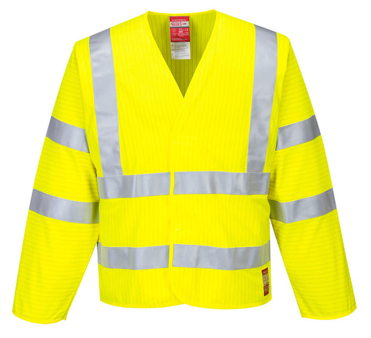 Bizflame Hi-Vis FR Long Sleeve Vest (FR85)