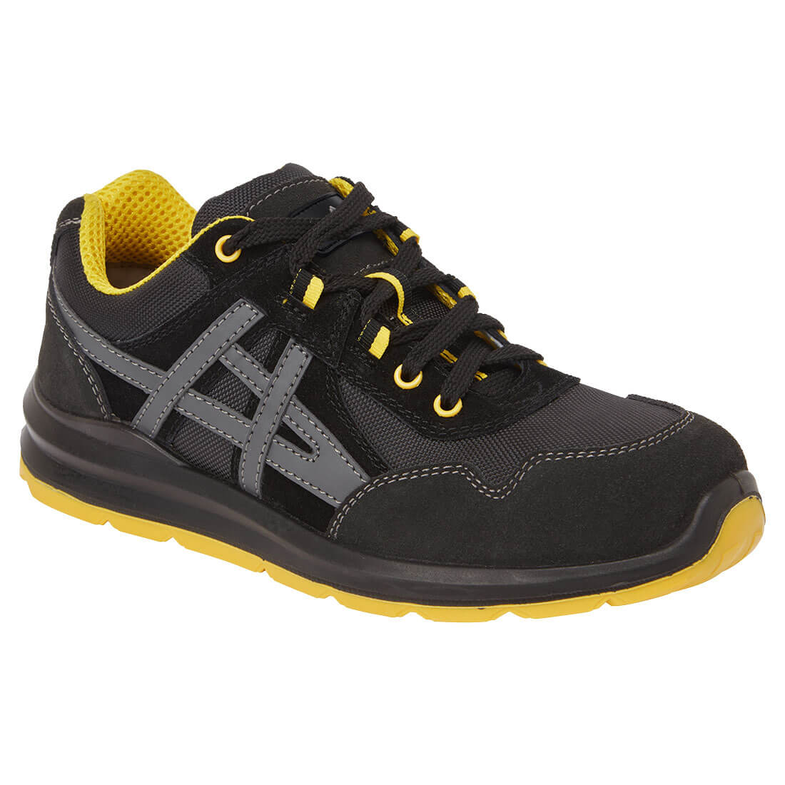 Steel Leather and Textile Trainer S1 FO SR (FT50)