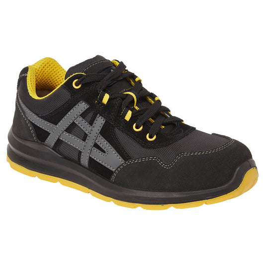 Steel Leather and Textile Trainer S1 FO SR (FT50)