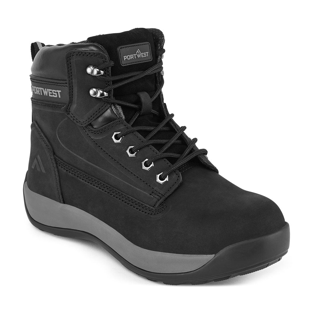 Steel Nubuck Leather Mid Boot S3 HRO (FW32)
