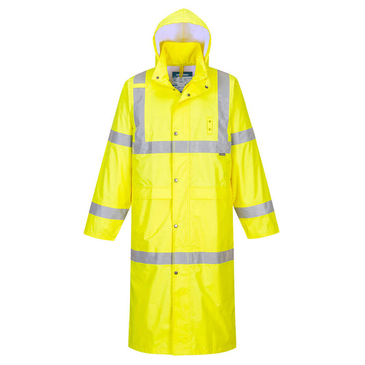 Hi-Vis Rain Coat 122cm (H445)