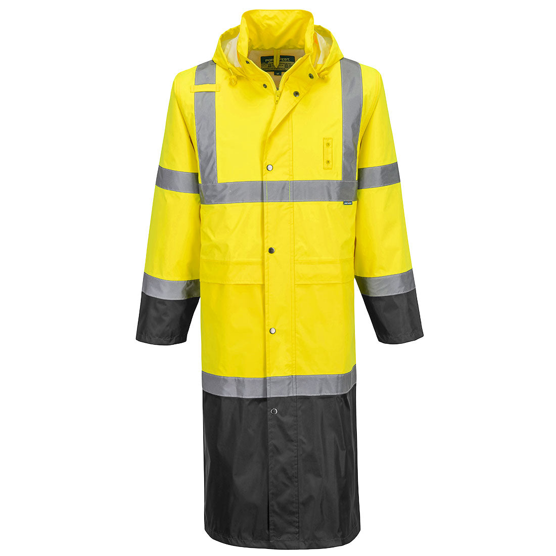 Hi-Vis Contrast Raincoat 122cm (H446)