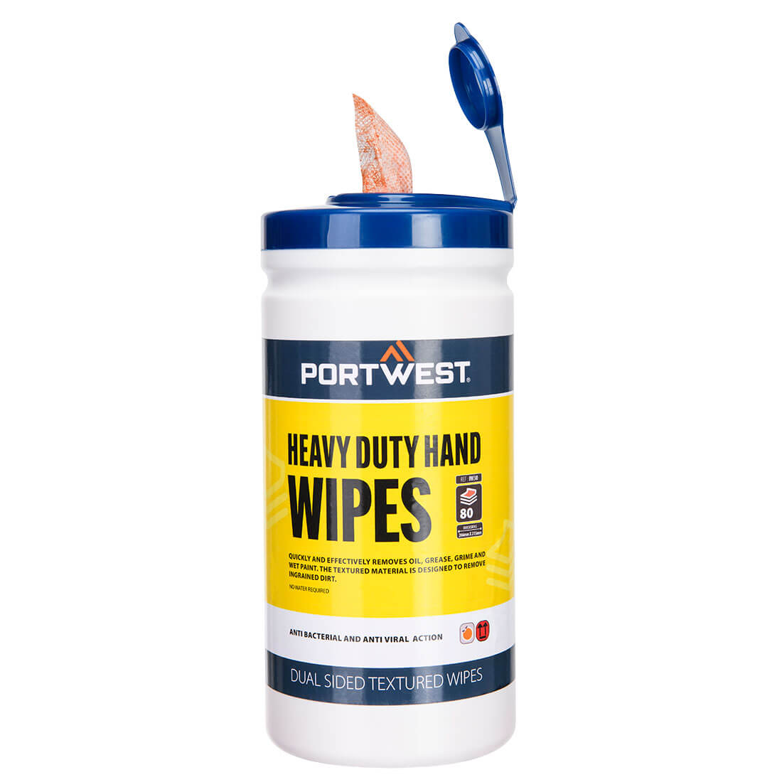 Heavy Duty Hand Wipes (80 Wipes) (IW30)