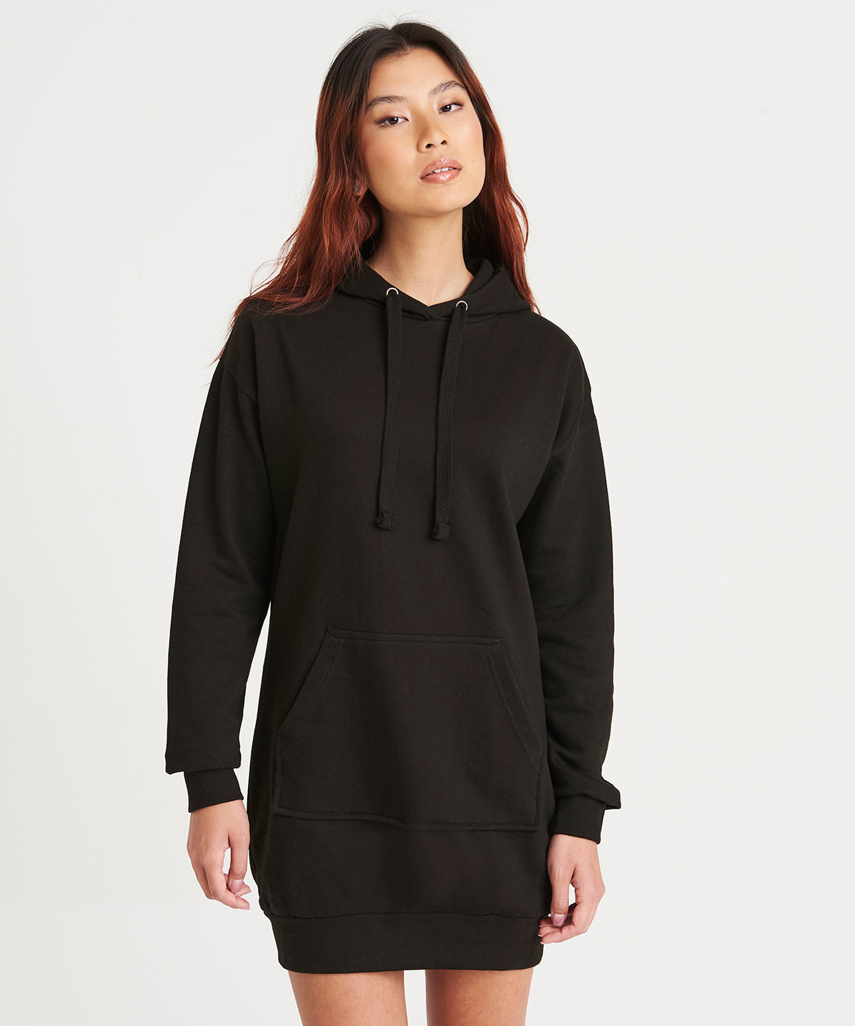 Jet Black - Hoodie dress