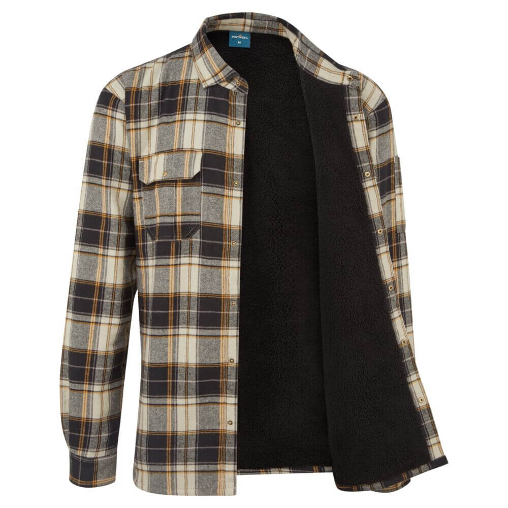 KA3 Sherpa Lined Check Shirt (KA313)