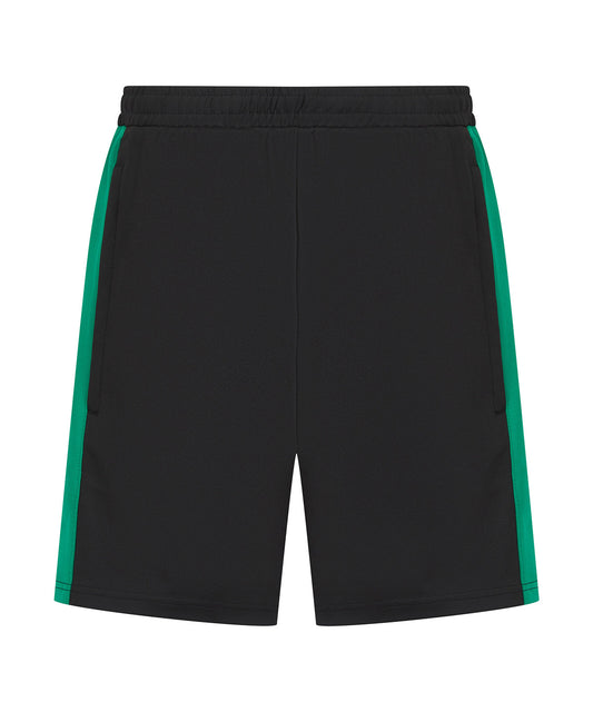 Knitted shorts with zip pockets