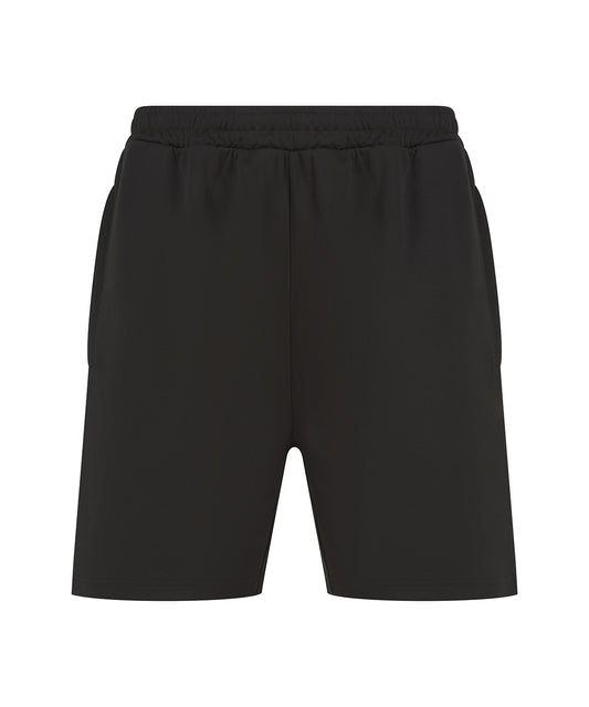 Knitted shorts with zip pockets