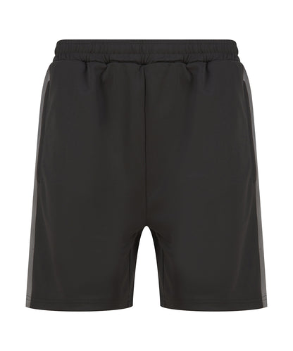 Knitted shorts with zip pockets