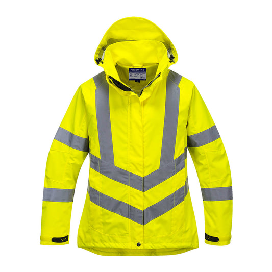Hi-Vis Women's Breathable Rain Jacket (LW70)