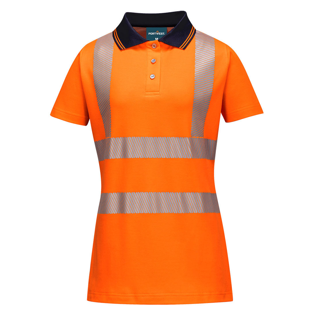 Hi-Vis Women's Cotton Comfort Pro Polo Shirt S/S (LW72)