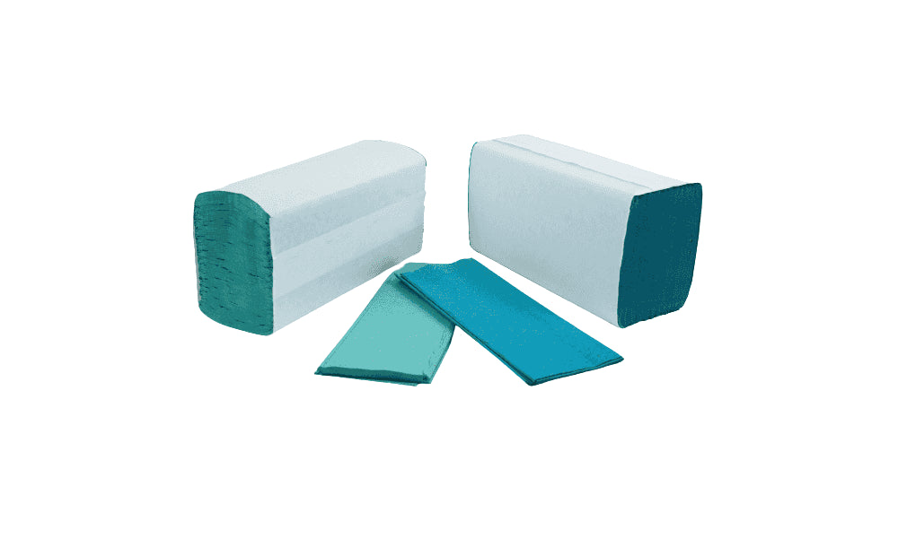 Green 1 Ply C-Fold Paper Hand Towel (Case/2400)