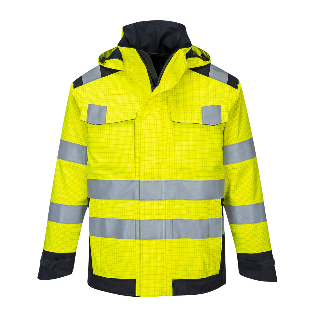 Modaflame Rain+ Hi-Vis Multi-Norm Contrast FR Jacket (MV70)