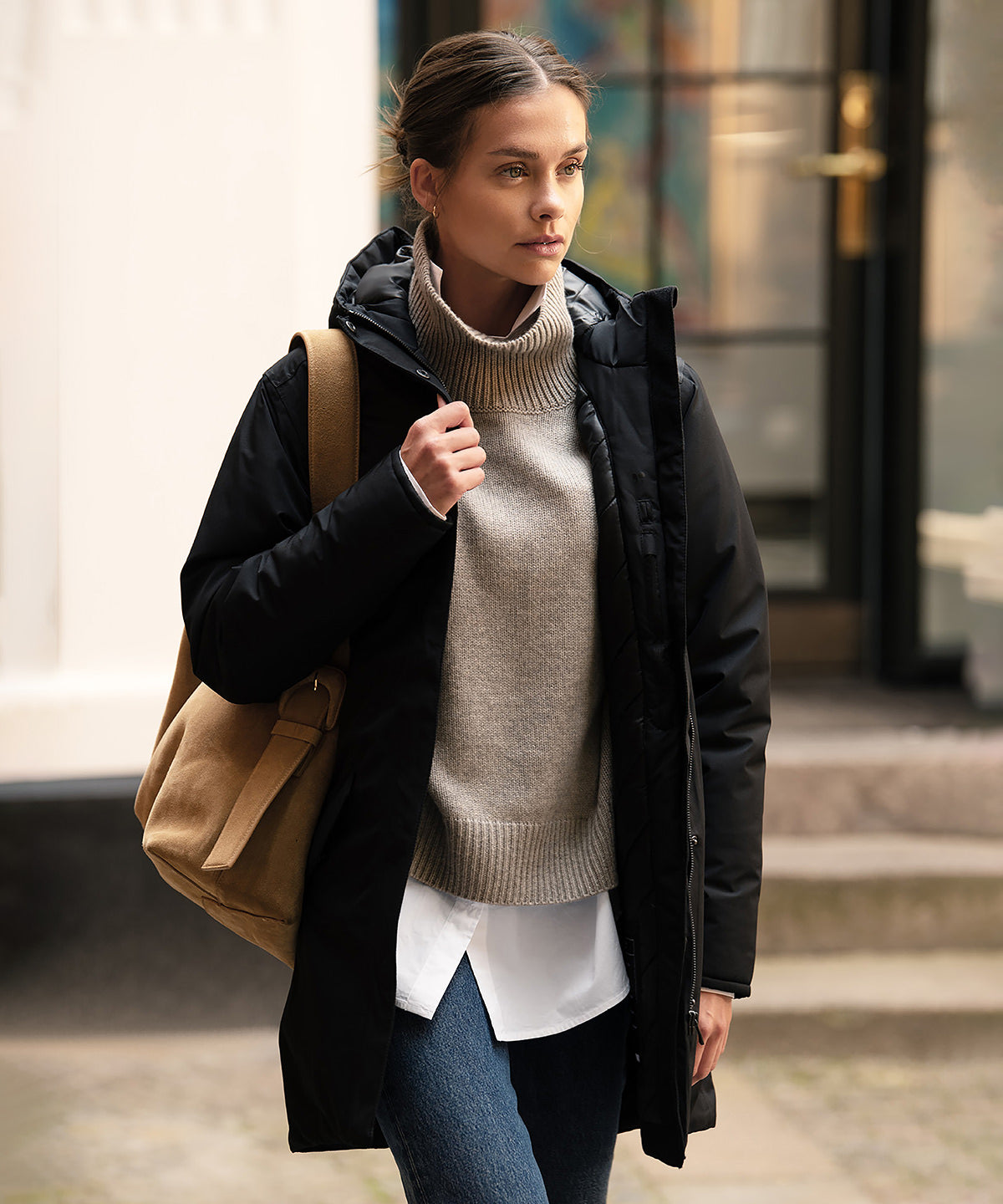 Black - Women’s Northdale – fashionable winter jacket