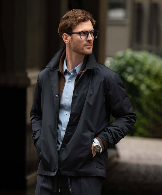 Navy - Independence unisex – classic coach jacket