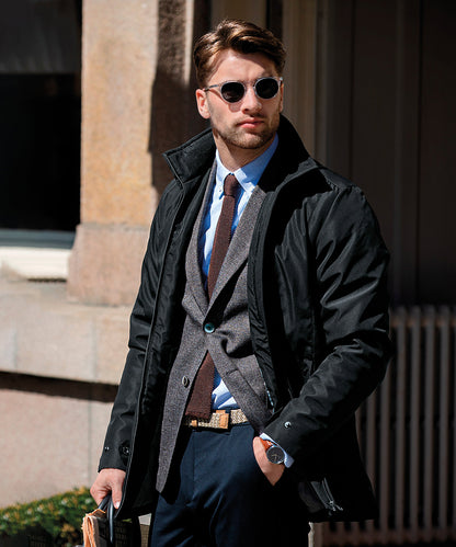 Black - Bellington – warm business jacket