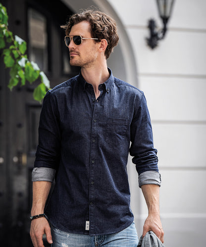 Indigo Blue - Torrance slim fit – raw and stylish denim shirt