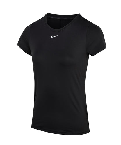Black/White - Women’s Nike One Dri-FIT short sleeve slim top