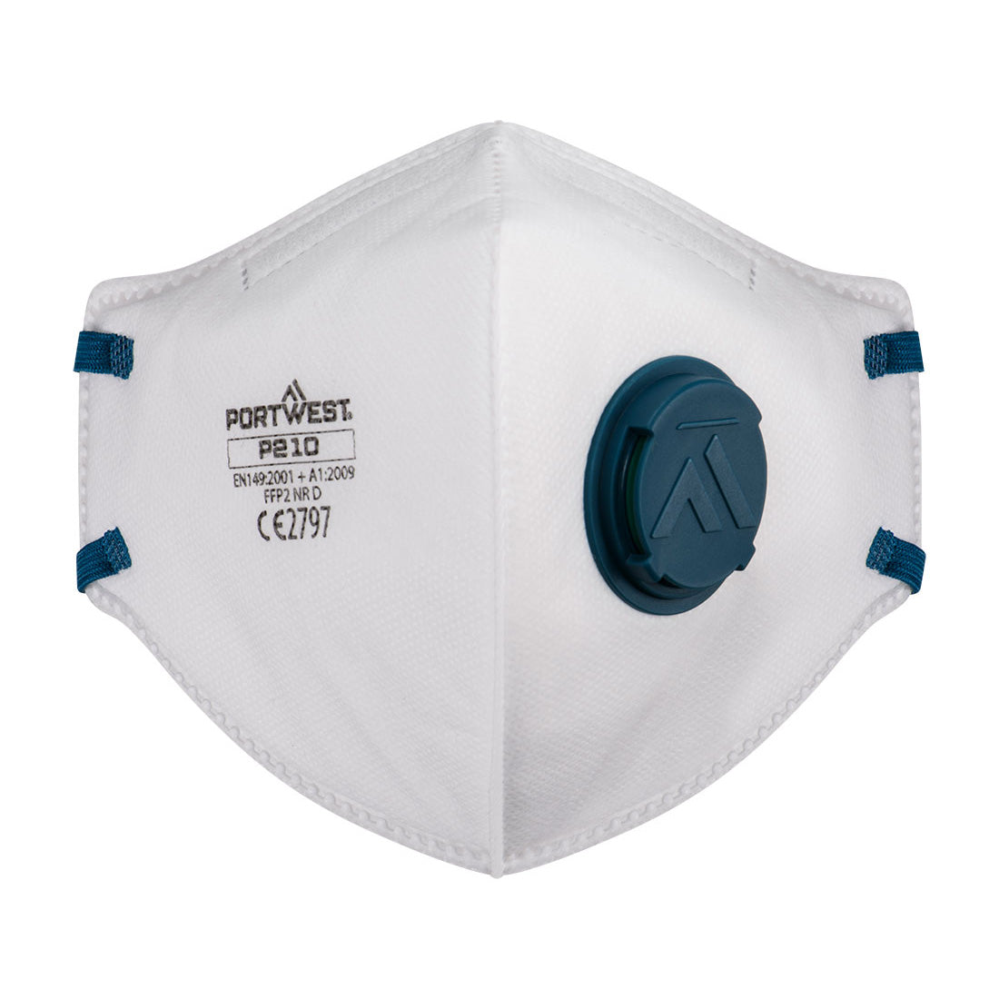 FFP2 Valved Dolomite Fold Flat Respirator (Pk3) (P210)