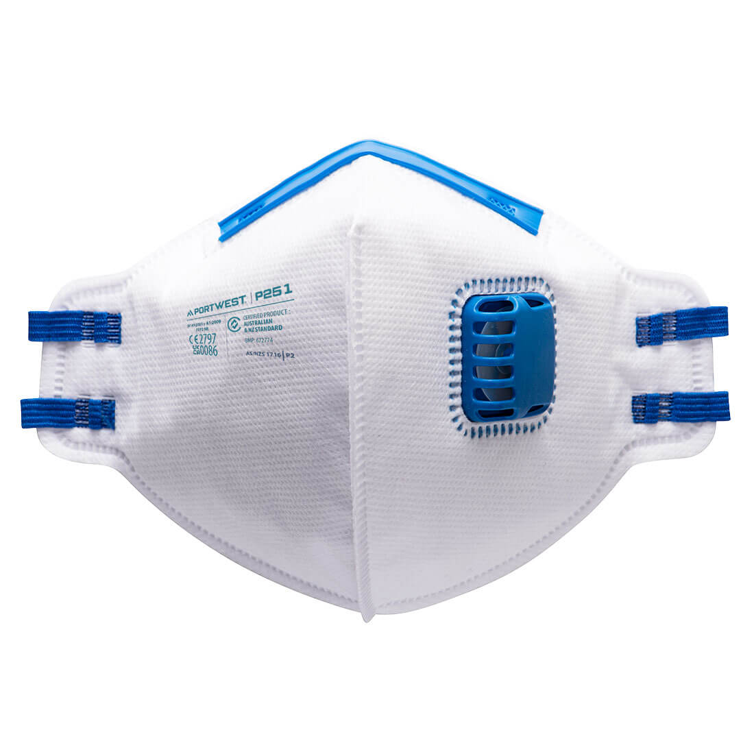 FFP2 Valved Fold Flat Respirator (Pk20) (P251)