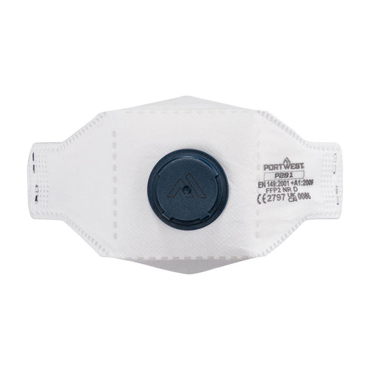 EAGLE FFP2 Valved Dolomite Fold Flat Respirator (Pk10) (P291)