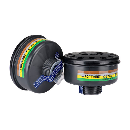 ABEK2 Gas Filter Universal Thread (Pk4) (P926)