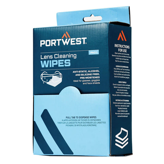 Lens Cleaning Wipes (100 towelettes) (PA01)