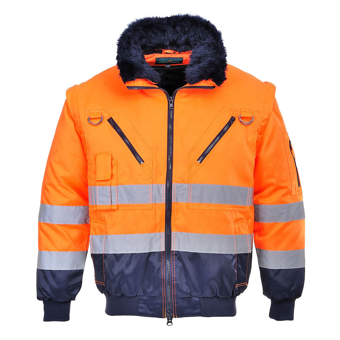 Hi-Vis 3-in-1 Contrast Pilot Jacket (PJ50)