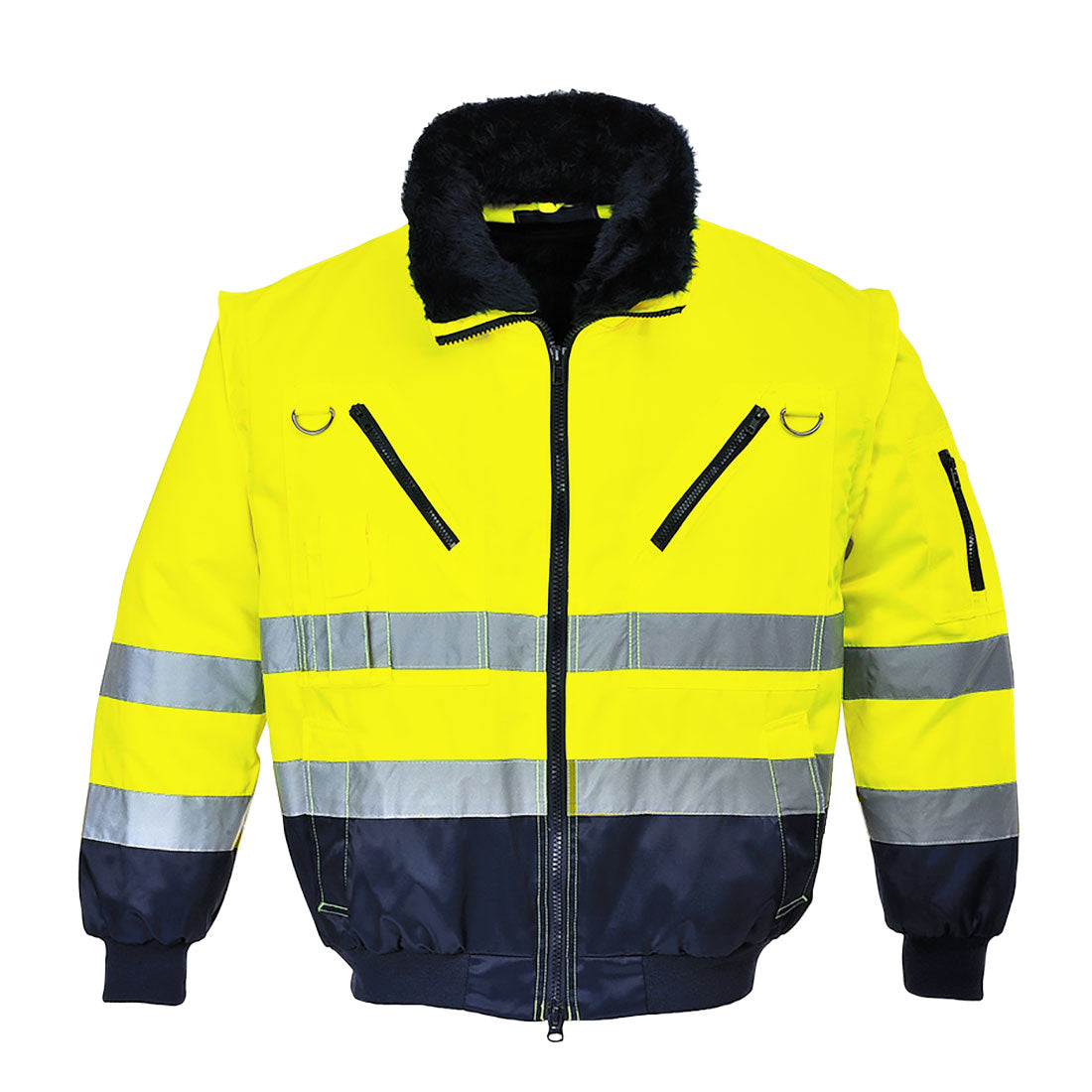 Hi-Vis 3-in-1 Contrast Pilot Jacket (PJ50)