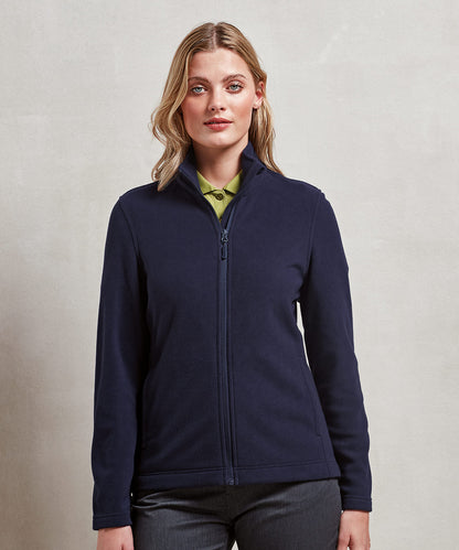 Dark Grey - Women’s ‘Recyclight’ full-zip microfleece