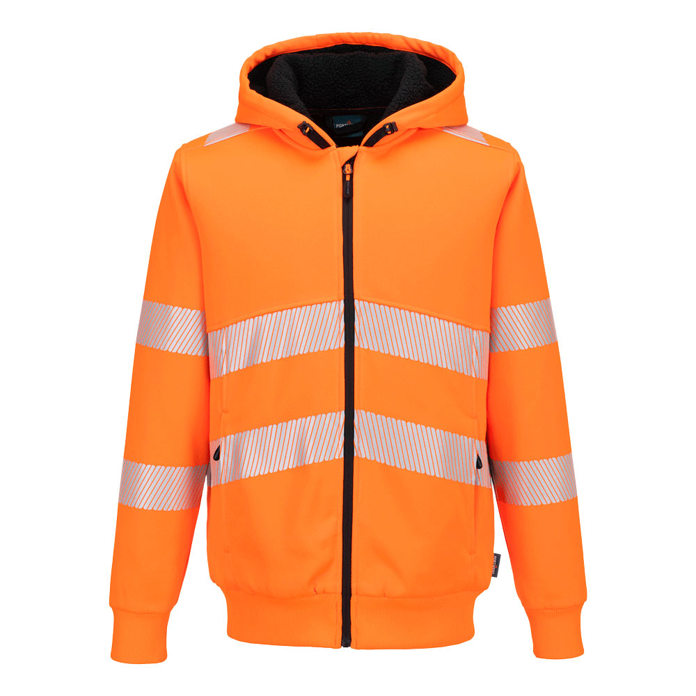 PW321 Hi-Vis Zipped Winter Hoodie (PW321)