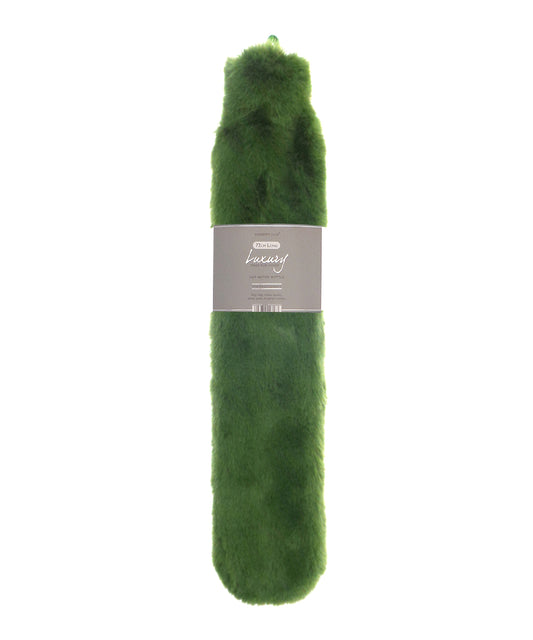 Super luxury faux fur long hot water bottle and cover