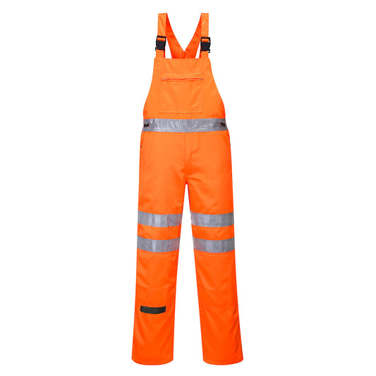 Hi-Vis Polycotton Service Bib and Brace (RT43)