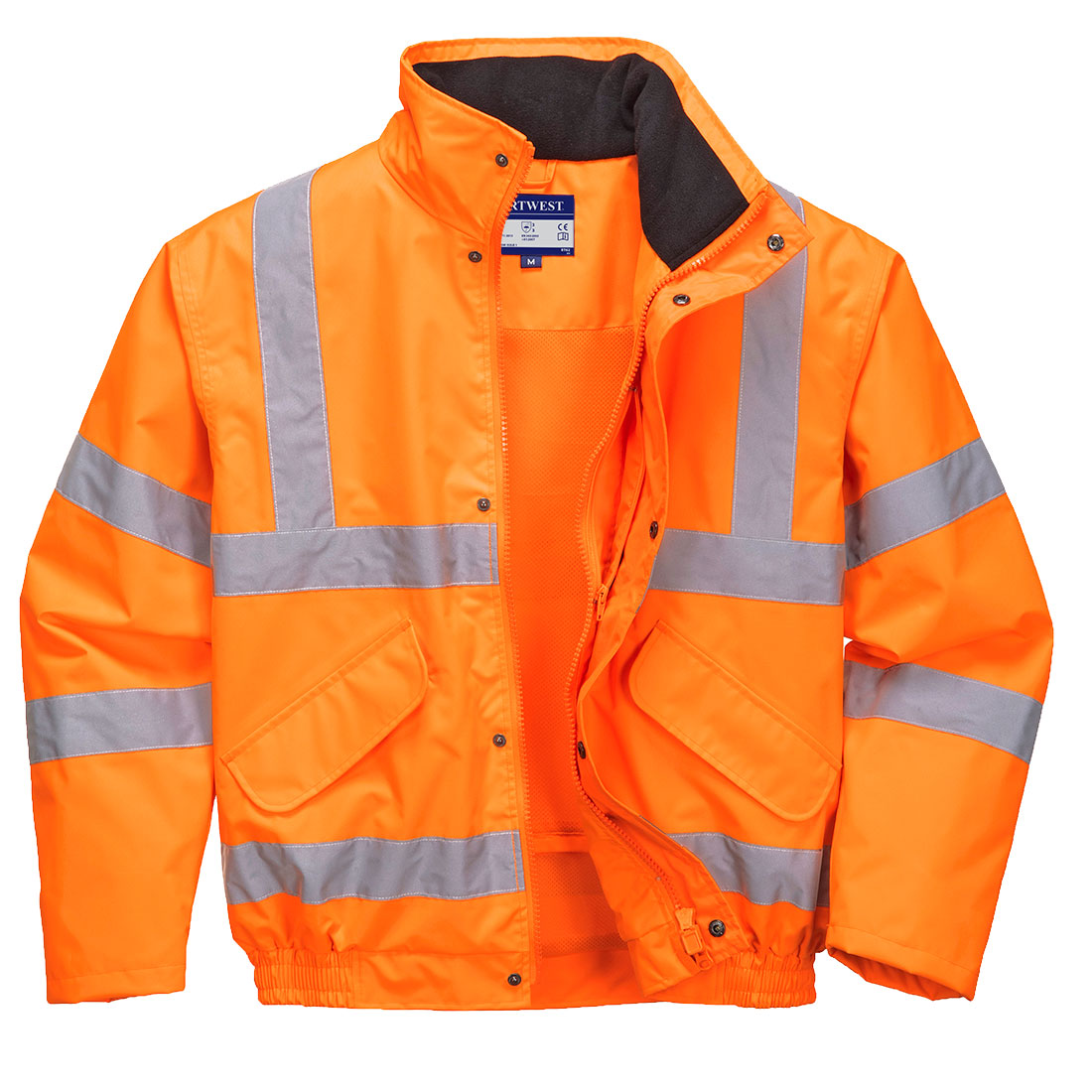 Hi-Vis Breathable Rain Bomber Jacket (RT62)
