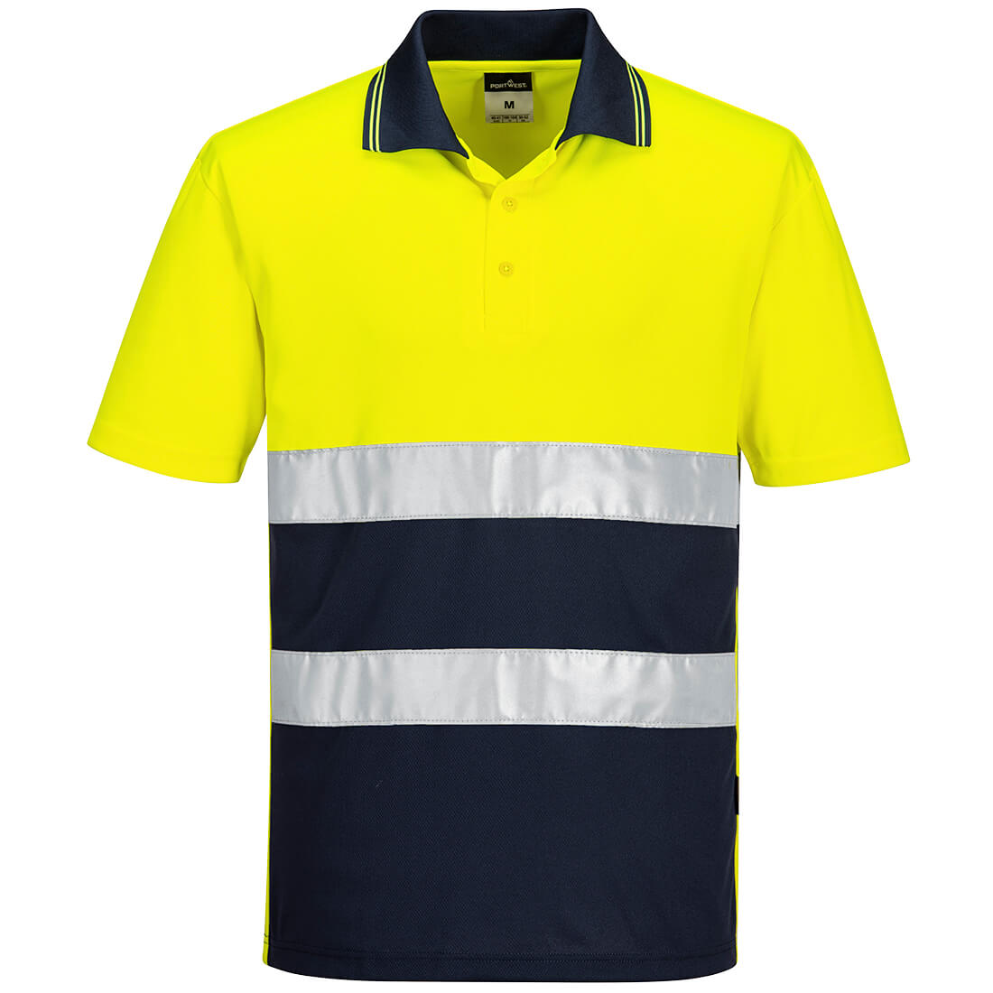 Hi-Vis Lightweight Contrast Polo Shirt S/S (S175)