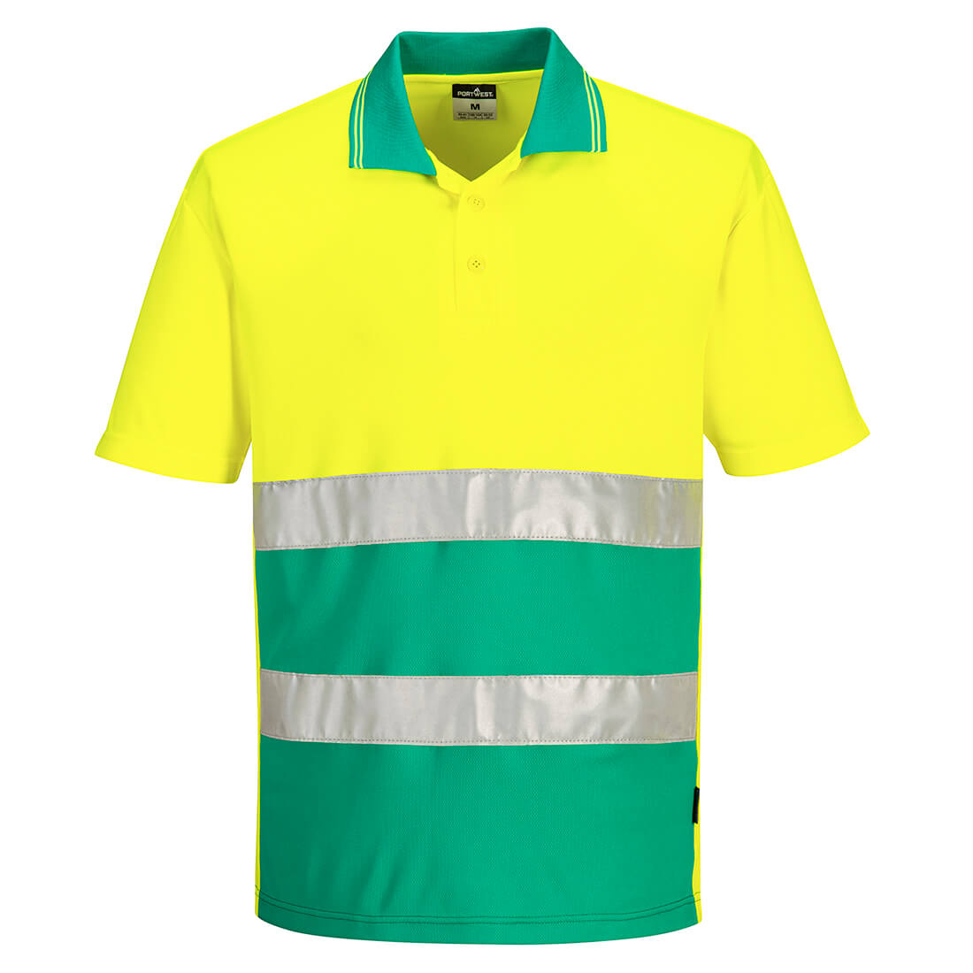 Hi-Vis Lightweight Contrast Polo Shirt S/S (S175)