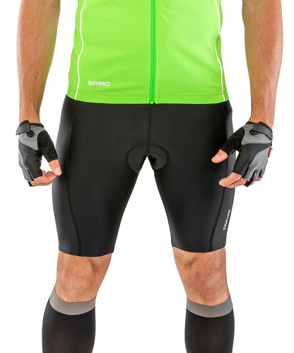 Black - Padded bikewear shorts