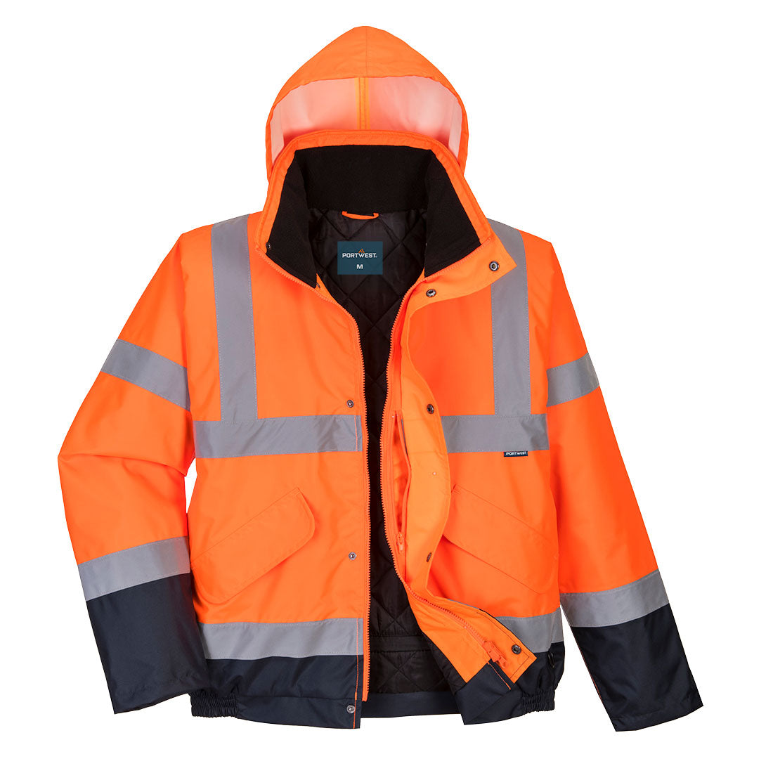 Hi-Vis Contrast Winter Bomber Jacket (S266)