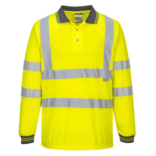 Hi-Vis Polo Shirt L/S (S277)