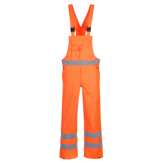 Hi-Vis Breathable Rain Bib and Brace (S388)