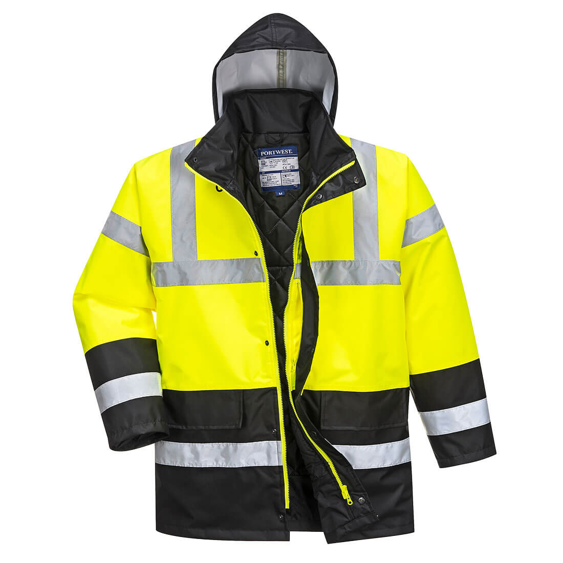 Hi-Vis Contrast Winter Traffic Jacket (S466)