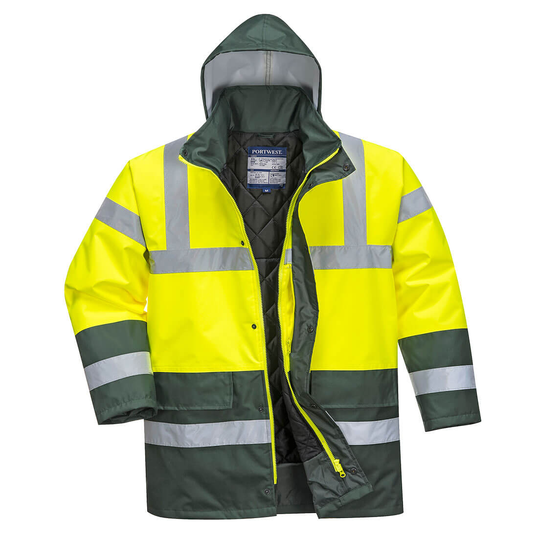 Hi-Vis Contrast Winter Traffic Jacket (S466)