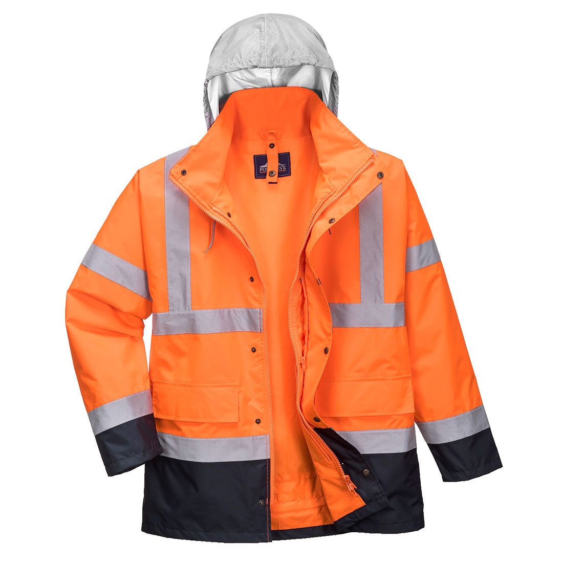 Hi-Vis 4-in-1 Contrast Traffic Jacket (S471)