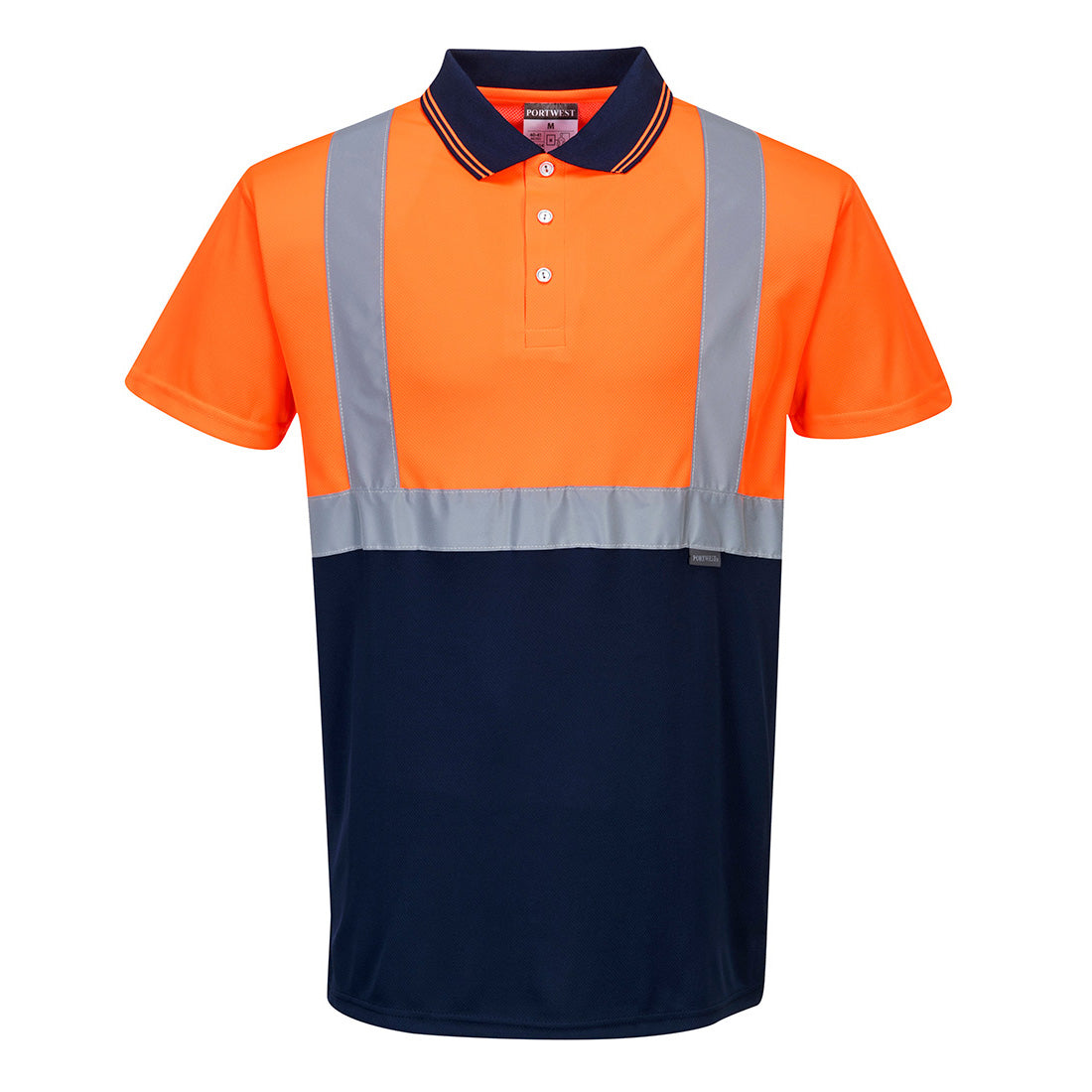 Hi-Vis Contrast Polo Shirt S/S (S479)