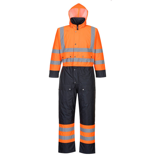 Hi-Vis Contrast Winter Coverall (S485)