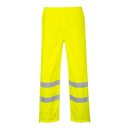 Hi-Vis Breathable Rain Trousers (S487)