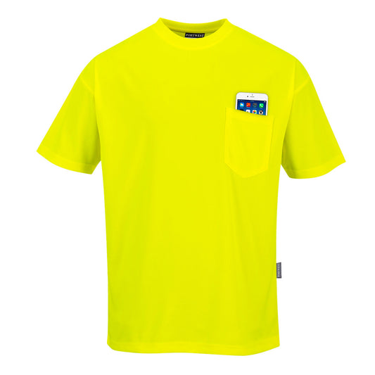 Day-Vis Pocket Short Sleeve T-Shirt (S578)