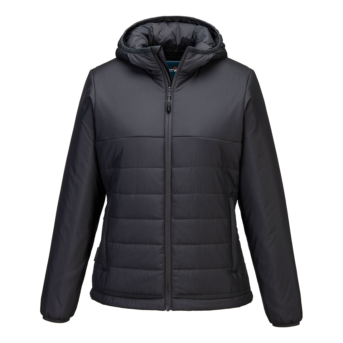 Professional Women's Hooded Insulated Baffle Jacket (S613)