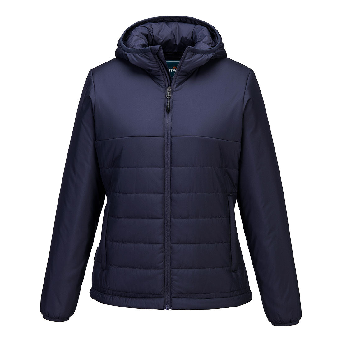 Professional Women's Hooded Insulated Baffle Jacket (S613)