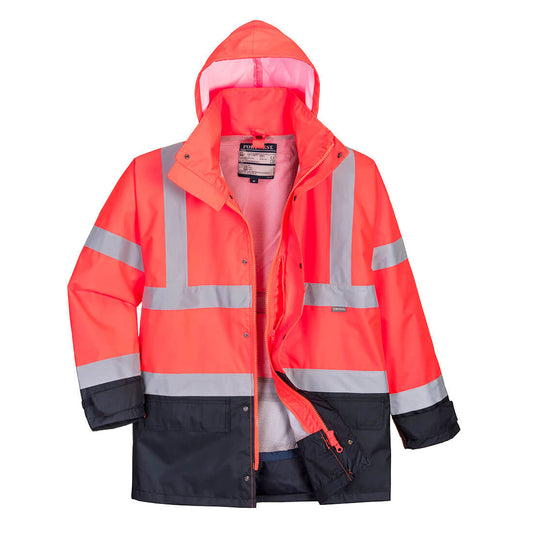 Hi-Vis 5-in-1 Contrast Executive Jacket (S768)